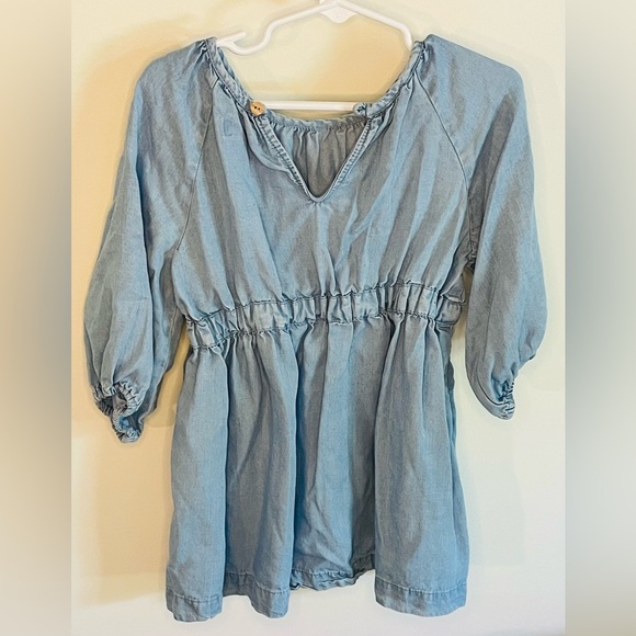 ✨SOLD✨ Zara denim girls dress - Picture 2 of 3